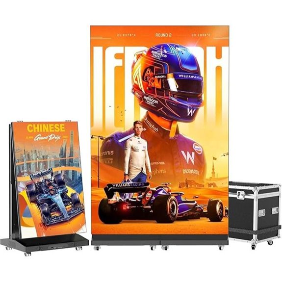 80-Inch LED Digital Signage Display (2 Units)