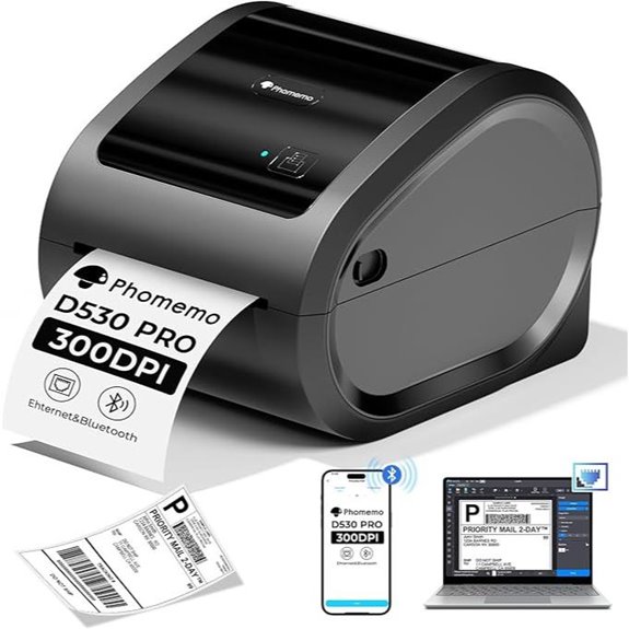 Phomemo Ethernet Thermal Label Printer (4x6)