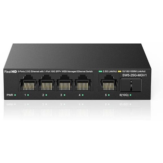 5-Port 2.5G Managed Ethernet Switch with SFP