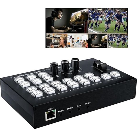 4-Channel HDMI Live Streaming Video Mixer