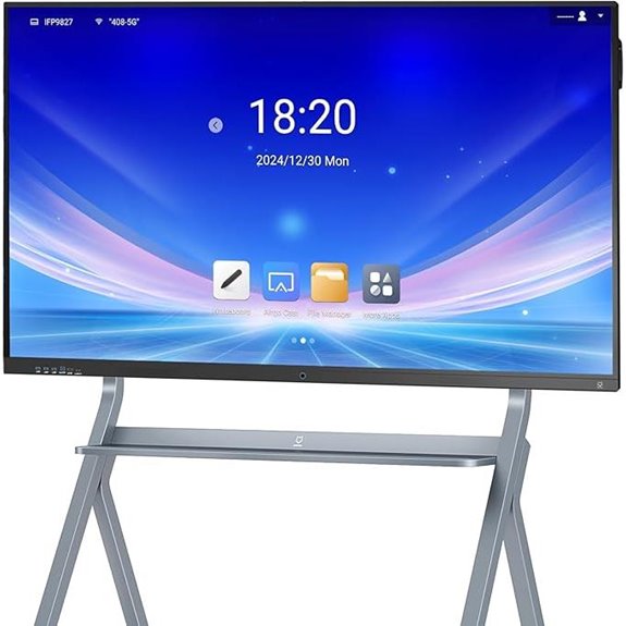 65-Inch 4K Touch Screen Smart Whiteboard with Android 14