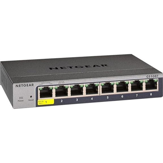 NETGEAR 8-Port Gigabit Managed Switch with Cloud Support