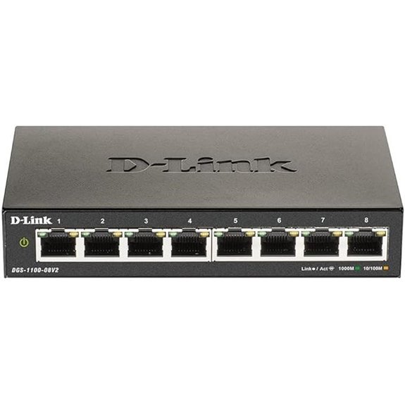 D-Link 8-Port Managed Gigabit Ethernet Switch