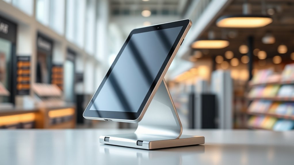 secure adaptable kiosk stand