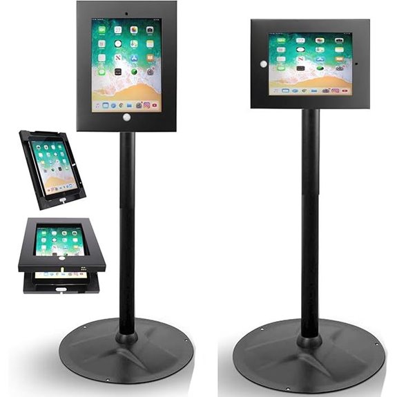 Pyle Anti-Theft Tablet Stand with Rotating Mount