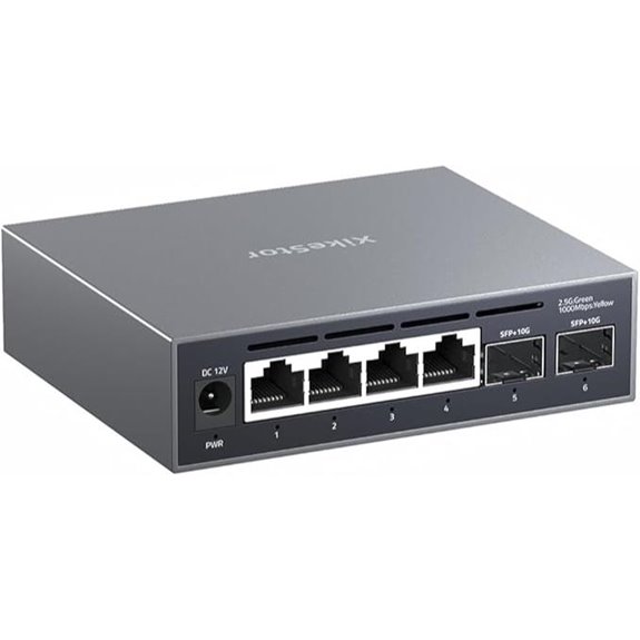 6-Port 2.5G Managed Ethernet Switch with VLAN/QoS