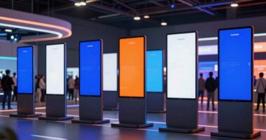 top digital signage displays