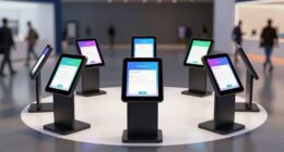 top premium event kiosk stands