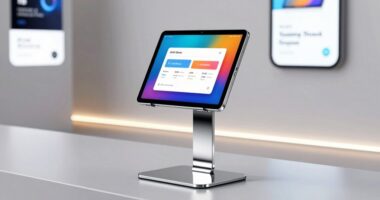 top tablet kiosk stands
