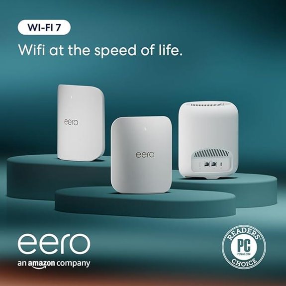 Amazon eero Pro 7 Tri-Band Mesh Wi-Fi Router (3-Pack)