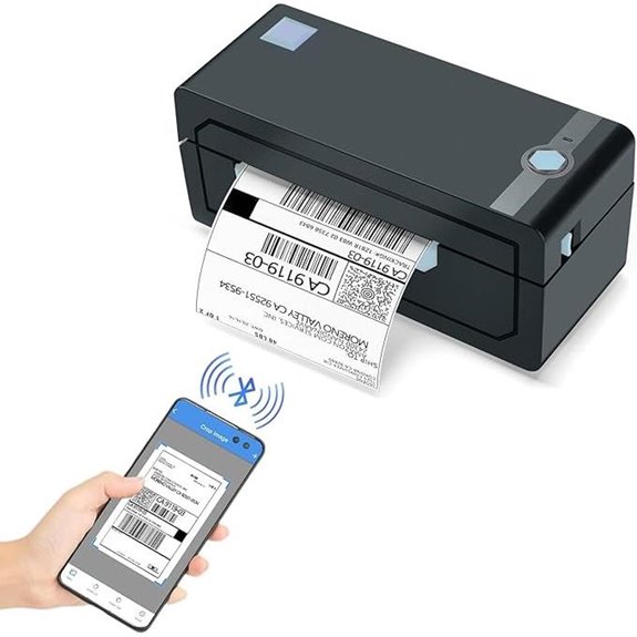 JADENS Bluetooth Wireless 4x6 Shipping Label Printer