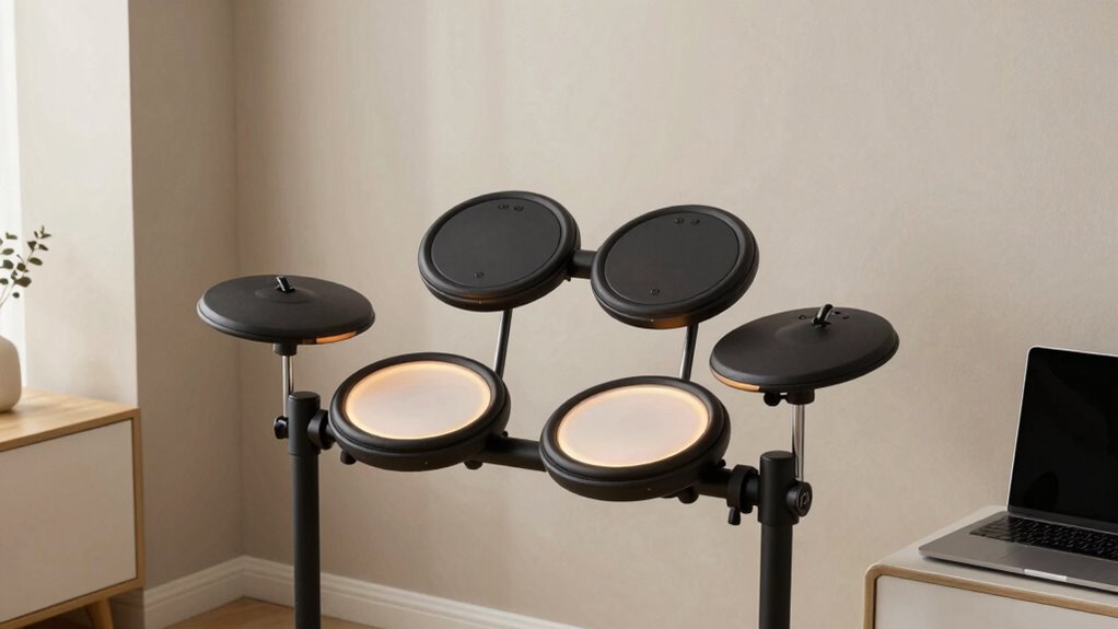 authentic quiet space efficient drums