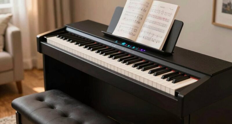 beginner friendly digital piano features