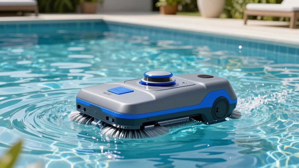 efficient autonomous pool cleaning