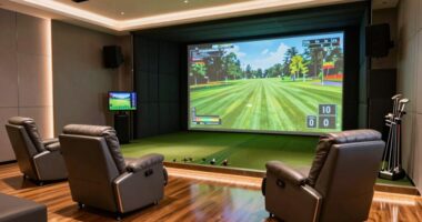 luxury at home golf entertainment