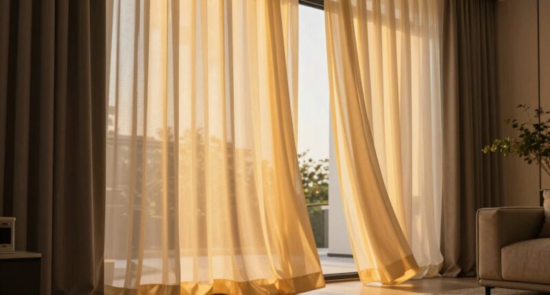 smart curtains create ambiance
