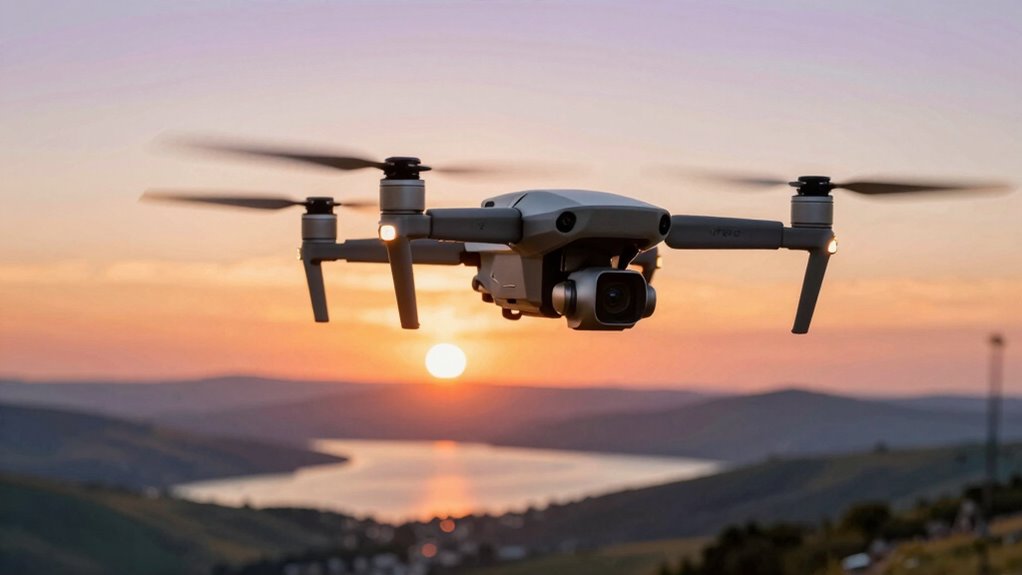stable efficient aerial footage