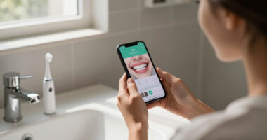 Maximize Home Teeth Whitening Using Phone Shade Scoring Technology
